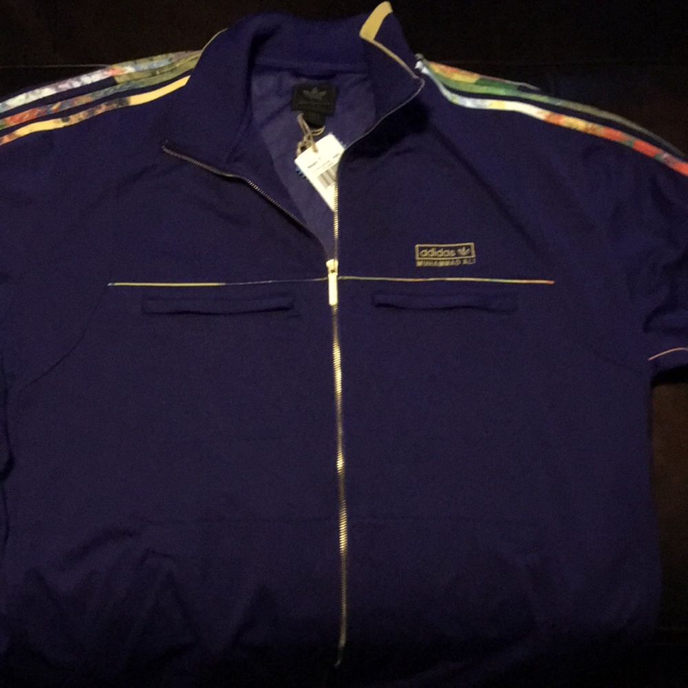 Men’s Adidas Muhammad Ali Track Jacket; Size 4XL